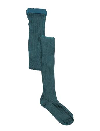Cotton Rib Tights Socks & Tights Tights Vihreä Mp Denmark