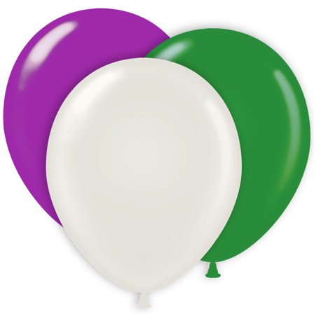 Ballonkombi Magenta/Hvid/Havgrøn