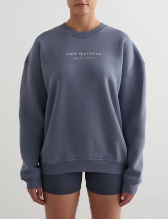 aim ́n Serif Sweatshirt - Blue - XS