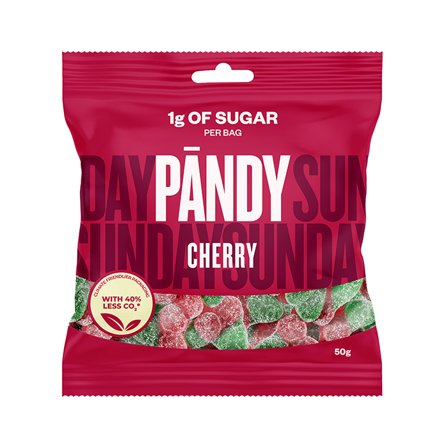 Slik & Snacks Pandy Pändy Candy 50 g, Cherry - Bodyman.dk