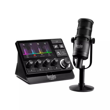Hercules Audio Kit Pro - Bundle Stream 200 + XLR Mic. retail