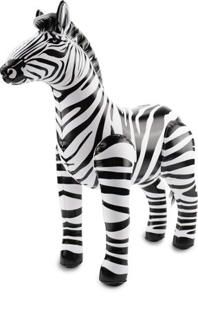 Uppblåsbar Zebra