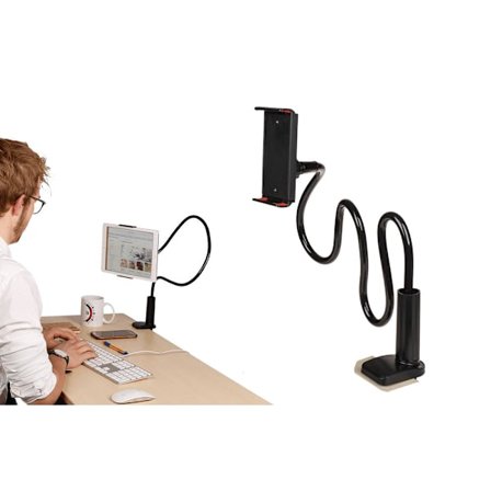 Holder til Tablet & Mobil / iPad - Fleksibel Arm Bordsholder