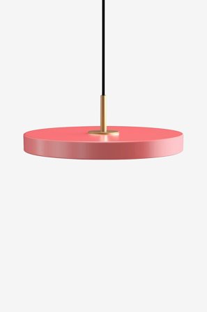 Umage - Lampunvarjostin Asteria Mini Ø 31 x 10,5 cm, johtosetti 2,7 m - Roosa - Riippuvalaisimet - - Homeroom