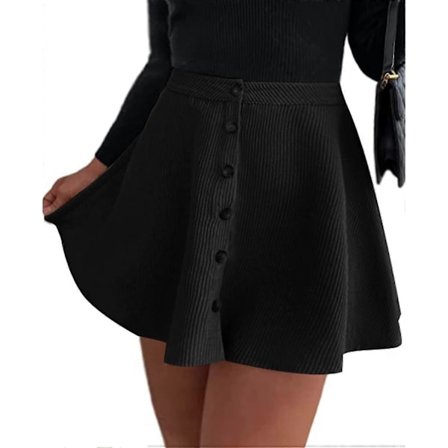 Plisseret ternede nederdele til kvinder, US størrelse med shorts, høj talje, A-linje skater tennis S-2xl