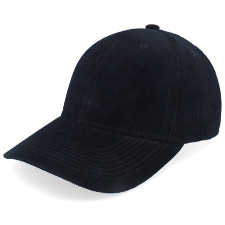 Equip - Schwarz adjustable Cap - Cord Blank Black Adjustable @ Hatstore