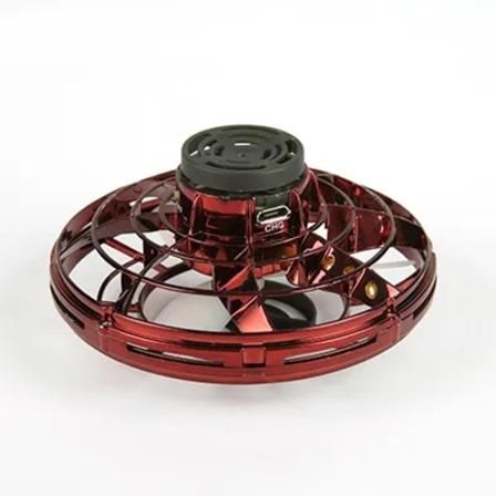 Flyvende Spinner Luminous UFO Drone Hånd Opereret Fly Ball Fly Fidget Legetøj Børn Børn Voksen Jule Fødselsdag Gave