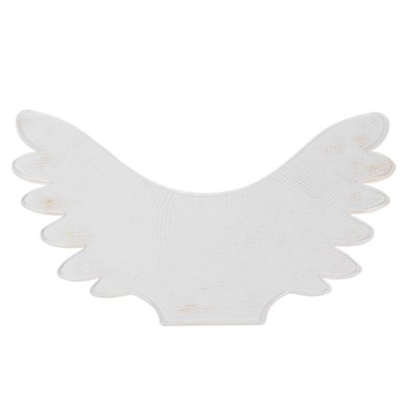 Silikone Bryst Pad Genanvendelig Vingeformet Pailletbesat Anti-rynke Silikone Bryst Pad til Forebyggelse af Hudlinjer