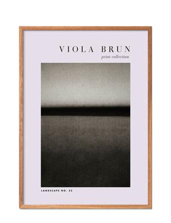 Landscape 22 Patterned Poster & Frame