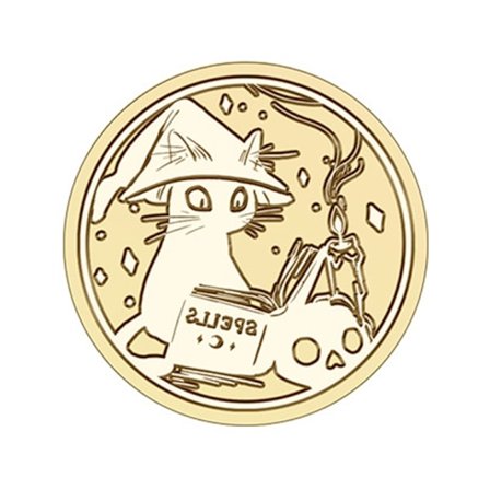 Crow Wax Seal Stamp Halloween Tätningsvax Stämplar Moon Vintage 30 mm avtagbar mässingshuvud Tätningsstämpel med trähandtag