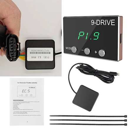 9 Drive 5 Moduser Plug Play Racing Akselerator Potent Booster Tuning Deler Tilbehør Gassrespons Kontroller