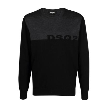 Dsquared2 - Stickade Tröjor - Svart - Herr - Storlek: S, Herr, Storlek: S