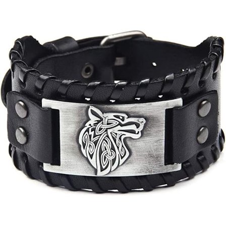 Vikingarmbånd Varg Fenrir - Vintage Nordisk Skandinavisk Talisman