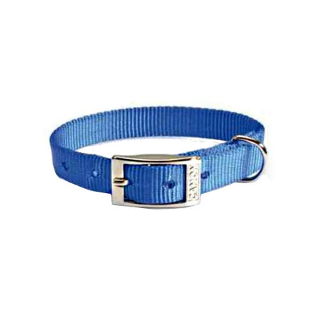 Camon Collare In Nylon Per Cani Colore Blu 12x380mm