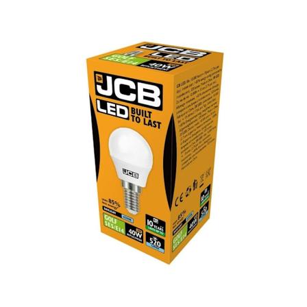 JCB LED Golf 520lm Opal 6w Ljuskälla E14 6500k One Size Vit White One Size