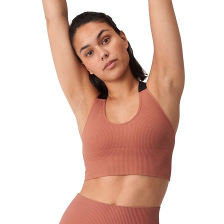 Röhnisch Seamless Rib Sportsbra Women undergarment Brown M/L