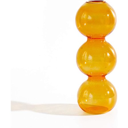 Hydroponisk Blomster Vase, Tre Kugler 16,5 cm Høj Transparent Plante G