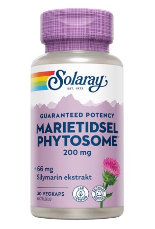 Solaray Marietidsel Phytosome 30 kaps., Helse & Madvarer, Kosttilskud, Øvrige Kosttilskud