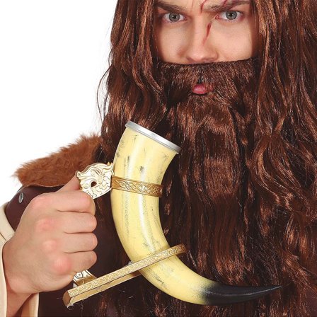 Viking Drikkehorn med Holder