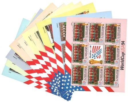 Komplet ark sæt med 24 VM ark 1994 komplet