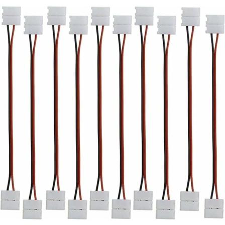 2-stifts LED-remsanslutningskabel Flexibel förlängningskabel 2-stifts Flex LED