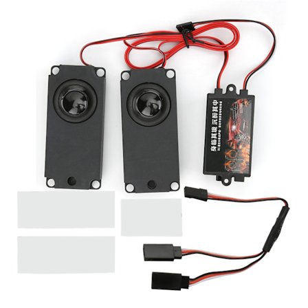 Motorlyd-effekt stemmesimulator system til 94123 1/10 skala RC bilmodel