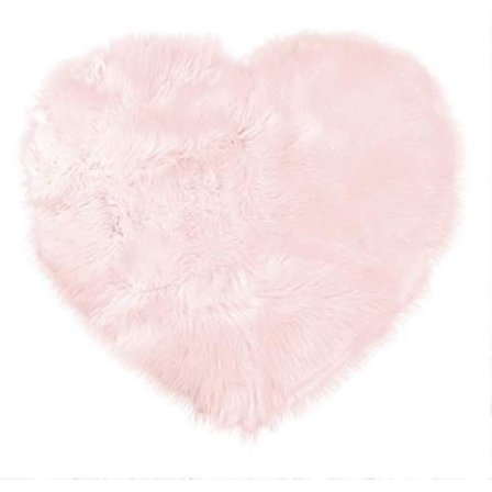 Tflycq Hjärta Fuskpäls Fårskinn Shearling Sängmatta Matta Vardagsrum Sovrum Barnrum | För Soffa Stol Soffa