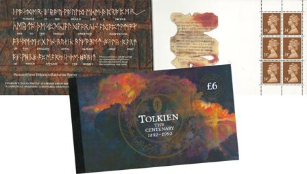 England 1992 - Tolkiens århundrede - Prestigehæfte - Postfrisk