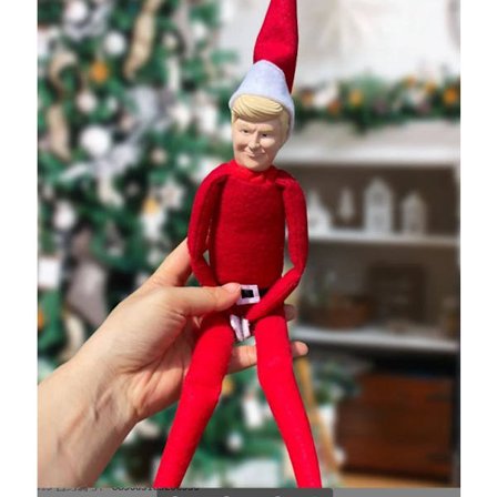 Varmt nordisk nissefigur i dvergfigur dukke svart dukke ansiktsløse ornamenter juledekorasjon batch