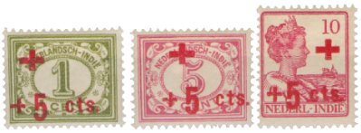 Hollandsk Ostindien 1915 - NVPH 135-137 - Postfrisk