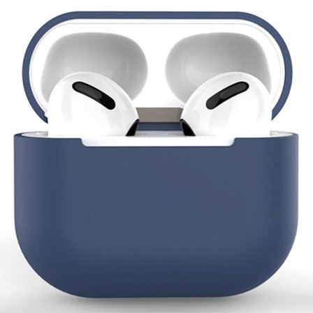 SKALO AirPods 3 Ultratunn Silikon Fodral - Mörkblå