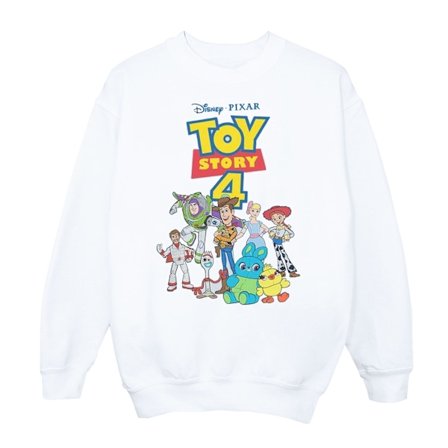 Disney Dam/Kvinnor Toy Story 4 Crew Sweatshirt M Vit
