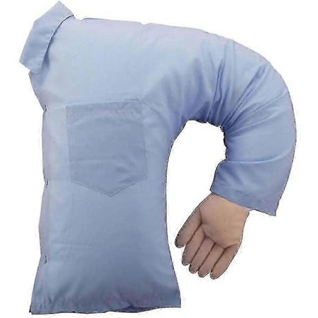 Pojkvän Kroppskudde Armkompis Ljusblå U-formad Bra Present