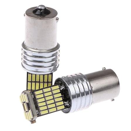 2x 1156led Canbus 15 Smd Ba15s P21w Tehokas Valkoinen 6000k Auton Jarrut Perävalo