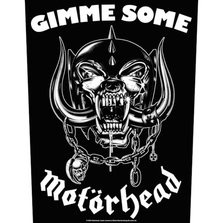 Motorhead Gimme Some Patch One Size Svart/Vit