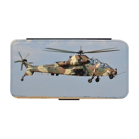 Denel AH-2 Rooivalk Attackhelikopter Samsung Galaxy S8 Flip Mobilfodral
