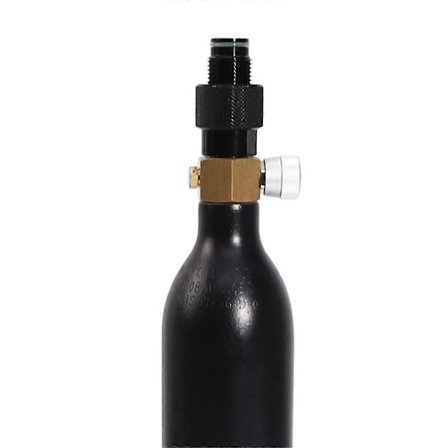 HPA Tank Regulator Ventil PÅ/AV ASA Adapter G1/2-14 Gängskydd, CO2/Tryckluft Stiftventil Depres