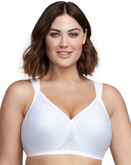 T-shirt-bh utan bygel Vit - H95 - Glamorise