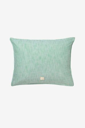 Juna - Tyynyliina Monochrome Lines 70x50 cm - Vihreä - Tyynyliinat - 50X70 - - Homeroom