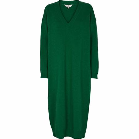 Basic Apparel Lise V Kjole Grøn, Dame