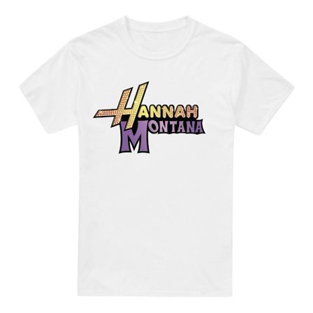 Camp Rock Herr Hannah Montana Logo T-Shirt L Vit