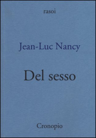 Del sesso Jean-Luc Nancy
