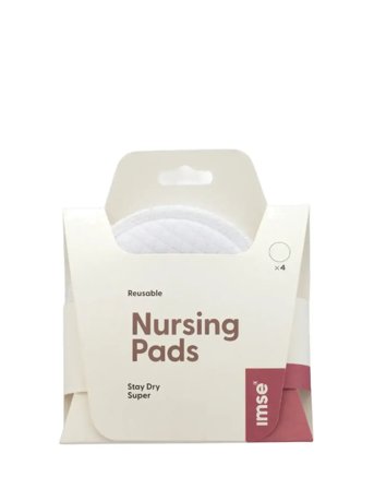 Imse Vimse Nursing Pads Stay Dry, Super 2-Pairs - White - ONE SIZE