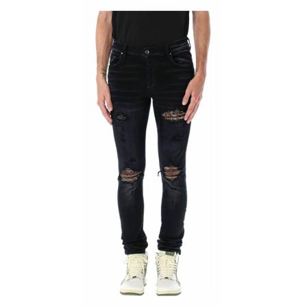 Amiri, Jeans Pf 22Mds 003D Zwart, Heren, Maat:W32