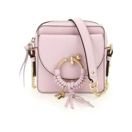 See by Chloé, joan mini crossbody bag Paars, Dames, Maat:ONE Size,leer