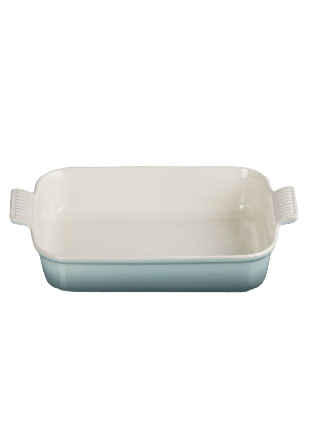 Le Creuset Heritage rektangulär ugnsform 32cm Seasalt Ugnsformar Blå 32 CM