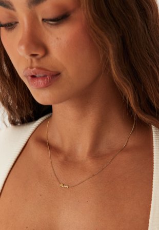 Pilgrim Mom Necklace Gold-plated Gold Onesize