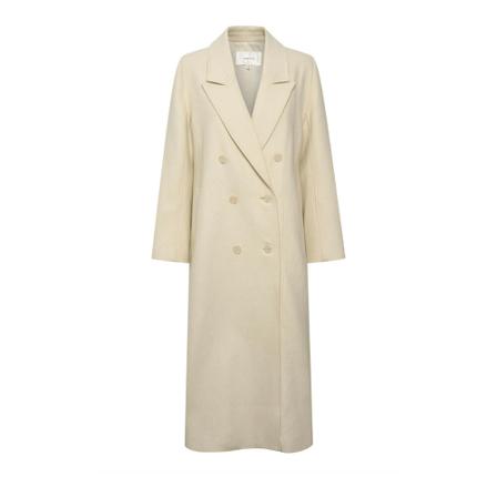 Gestuz, Double-Breasted Coats Beige, Dames, Maat:S