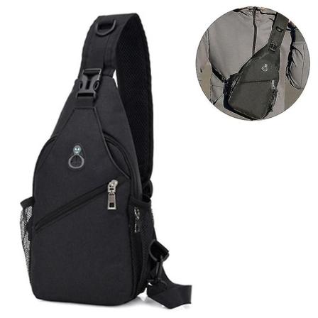 Sling Rygsæk, Brysttaske Skulder Crossbody Taske Til Mænd Kvinder