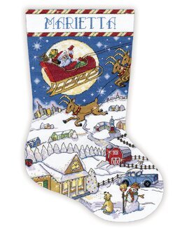 Broderikit Julesok Slædetur - Design Works Crafts